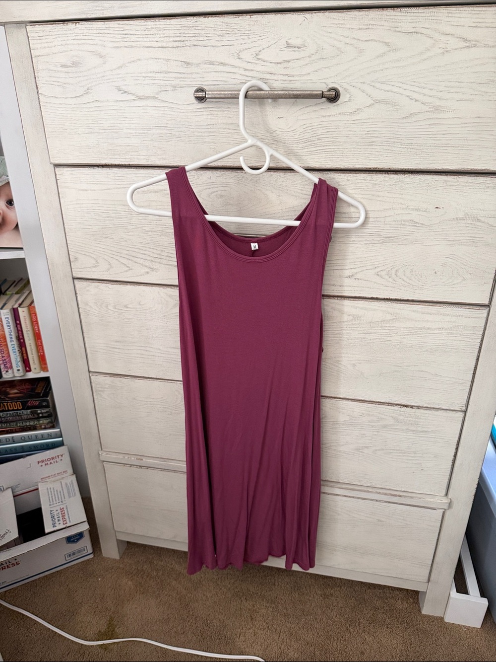 Sleeveless Plum - Women's Casual Dress